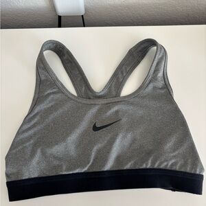 Nike Women's Heather Gray Sports Bra